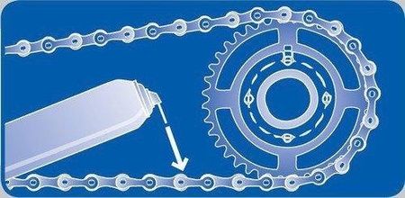 Smar do Łańcucha w Sprayu S100 Dry Lube Ketten Spray 100ml