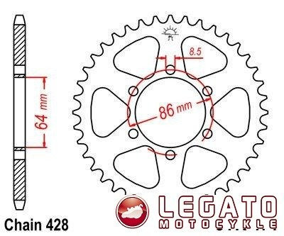 ZĘBATKA NAPĘDOWA JT TYŁ