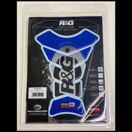 TANK PAD RG RACING FACTORY SUZUKI BLUE