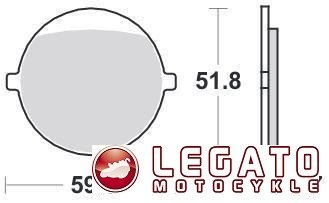 KLOCKI HAMULCOWE SBS 699 HF