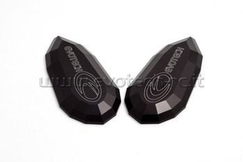 Zaślepki lusterek EVOTECH RC Yamaha czarne