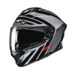 KASK MOTOCYKLOWY HJC C71 FABER BLACK RED