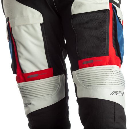 Motocyklowe Spodnie Tekstylne RST Pro Series Adventure-X CE Ice/Blue/Red/Black (2413)