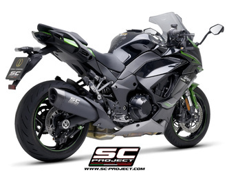 SC-Project tłumik końcowy SC1-R Matt Black tytan Kawasaki Ninja 1000SX (2020)
