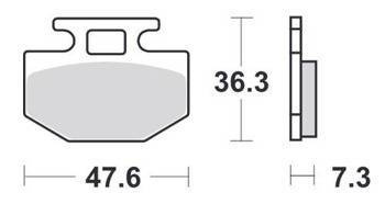 KLOCKI HAMULCOWE SBS 112 HF