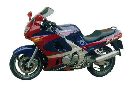 MRA Szyba motocyklowa KAWASAKI ZZR  600, ZX600E, 1993-, forma T, przyciemniana
