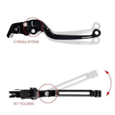 Barracuda Honda CBR1000 Zestaw Dźwigni