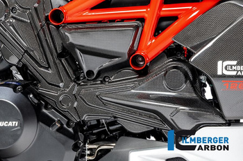 Osłona paska rozrządu poziomego cylindra - połysk do Ducati Diavel 1260 (od 2019) ILMBERGER ZAH.011.DI19G.K
