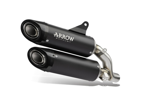 ARROW Tłumiki Końcowe Round-Sil titanium Dark racing Ducati Panigale V2 2025-2026