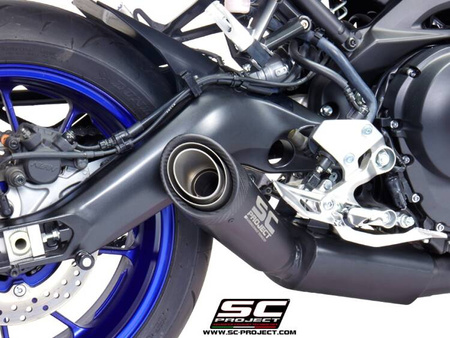 SC-Project układ wydechowy S1Matt Black tytan Yamaha MT-09 (2017 – 2020)