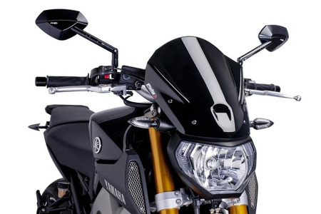 Owiewka PUIG do Yamaha MT-09 13-16 (Touring) Czarny (N) 6861N