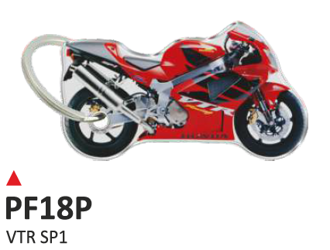 ONEDESIGN Dwustronny wypukły brelok na klucze Honda VTR sp1