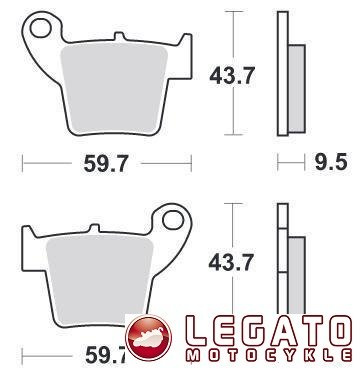 KLOCKI HAMULCOWE SBS 777 HF