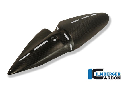 Osłona boczna wydechu carbon do motocykla DUCATI Diavel (2011-2013) - czarna ILMBERGER AHS.003.DIAVE.K