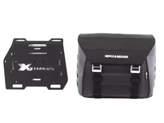 Side pocket Xtravel (single bag) Left inkl. 1x universal adapter plate Left