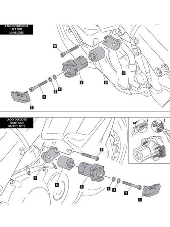 CRASH PADY PUIG DO HONDA CROSSRUNNER 11-14