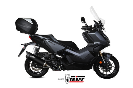 Mivv Tłumik końcowy MOVER BLACK STAINLESS STEEL HONDA ADV 350 2022-2024