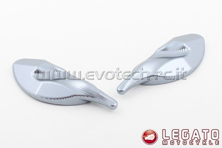 Zaślepki lusterek EVOTECH RC Triumph srebrne