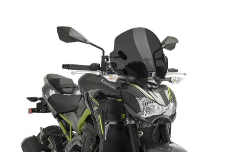 Owiewka PUIG Trend do Kawasaki ER6N / Z650 / Z900 Czarny (N) 6407N