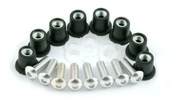 ANODYZOWANE ŚRUBKI PUIG DO SZYB I OWIEWEK