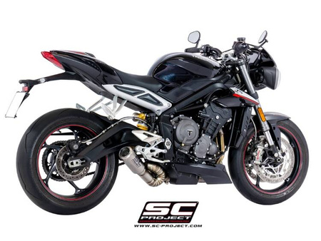 SC-Project tłumik końcowy CR-T tytan Triumph STREET TRIPLE 765 S - R - RS (2020 – 2022)