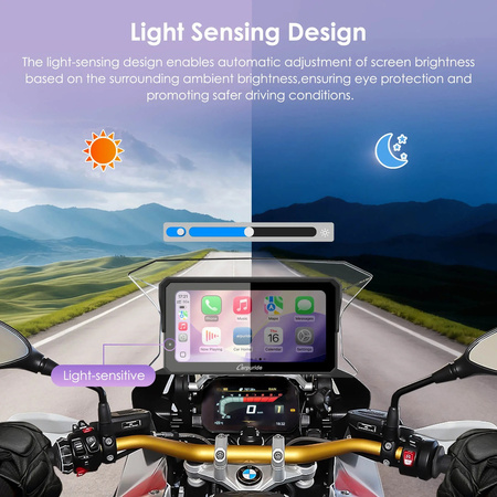 Carpuride W702BS – CarPlay dla motocykli BMW z integracją kontrolera OEM