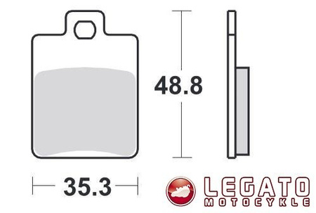 KLOCKI HAMULCOWE SBS 142 MS