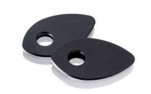 Uchwyty PUIG do kierunkowskazów przednich w Kawasaki i Yamaha (starsze modele) Czarny (N) 3959N