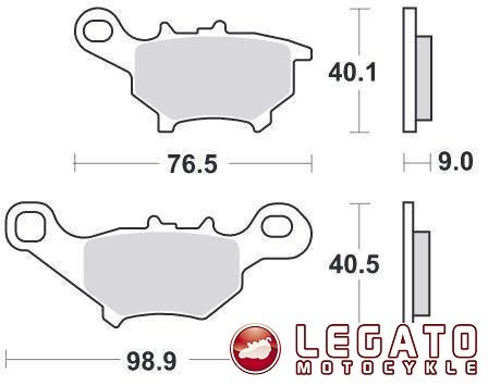 KLOCKI HAMULCOWE SBS 206 CT
