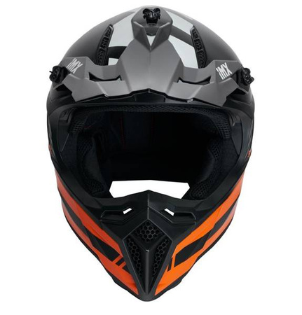 KASK IMX FMX-02 BLACK/ORANGE/WHITE GLOSS