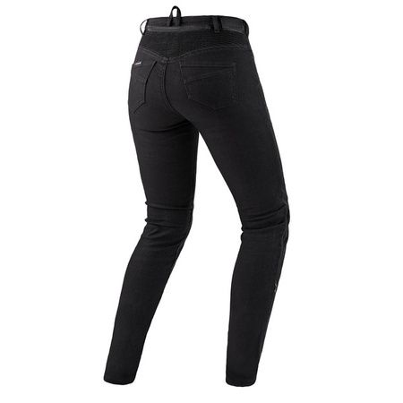 JEANSY MOTOCYKLOWE DAMSKIE FLEXX LADY PNT BLK Shima