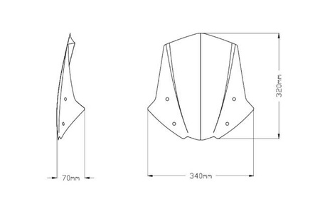Owiewka PUIG do Triumph Speed Triple / R 765 / 1050 2016-2021