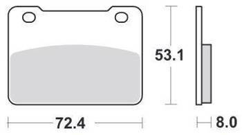 KLOCKI HAMULCOWE SBS 215 CT