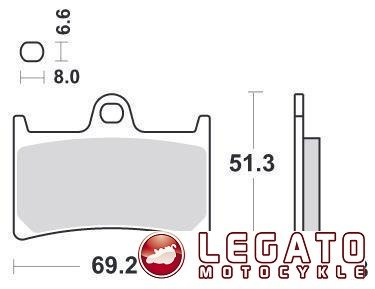 KLOCKI HAMULCOWE SBS 634 HF