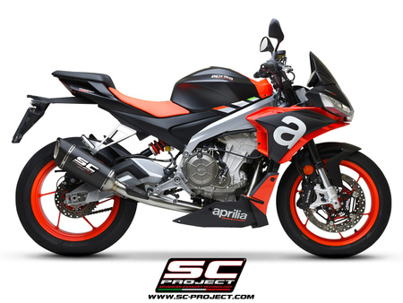 SC-Project Układ wydechowy SC1-R Carbon Aprilia Tuono 660 2021-2024