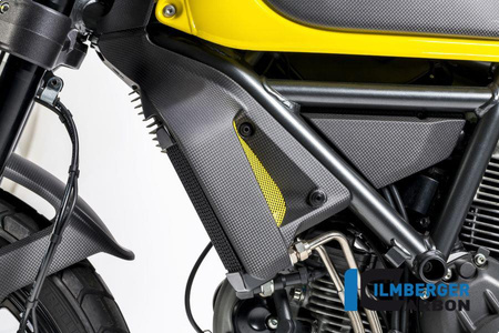 Osłona chłodnicy lewa - matowa do motocykla DUCATI Scrambler Icon 2016 ILMBERGER WKL.102.DS15M.K