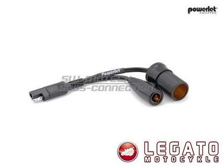 ADAPTER SAE Z GNIAZDEM ZAPALNICZKI  I WĄSKIM WYJŚCIEM SW-MOTECH