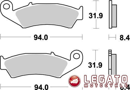KLOCKI HAMULCOWE SBS 623 LS