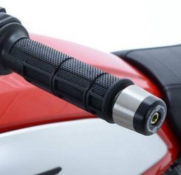KOŃCÓWKI KIEROWNICY R&G DUCATI SCRAMBLER (800)/CLASSIC/STREET CLASSIC BLACK