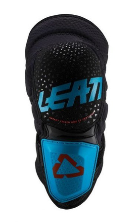 LEATT NAKOLANNIKI OCHRANIACZE KOLAN 3DF HYBRID BLACK KOLOR CZARNY/NIEBIESKI