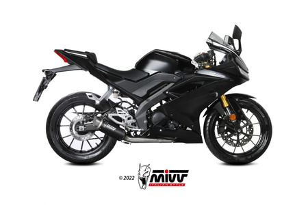 Mivv Układ wydechowy GP PRO BLACK stal nierdzewna YAMAHA YZF R125 2019-2024