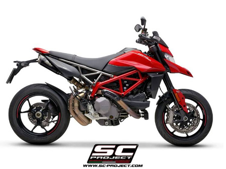 SC-Project tłumik końcowy S1 matt black tytan Ducati Hypermotard 950 - RVE - SP (2021 – 2024)