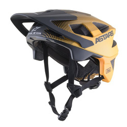 KASK ROWEROWY ALPINESTARS VECTOR PRO A2 EBONY TANGERINE MATT