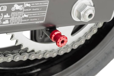 Rolki wahacza PUIG M8 (BMW S1000 / Honda / Kawasaki / Suzuki) Czerwony (R) 5923R