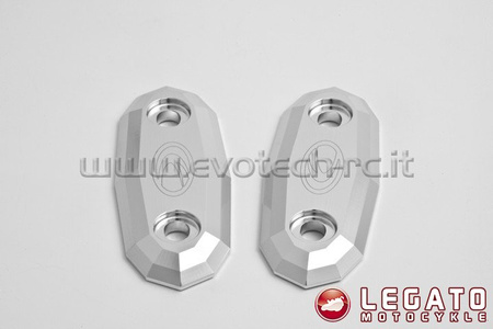 Zaślepki lusterek EVOTECH RC Suzuki srebrne 