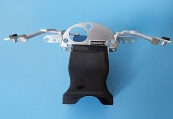 Stelaż przedni sportowy wraz z dolotem z GFK Motoholders Yamaha YZF R1/ 15-16 srebrny