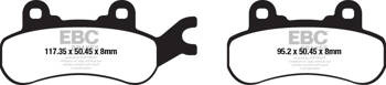 EBC Klocki hamulcowe FA682R (kpl. na 1 tarcze)