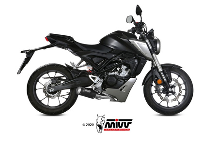 Mivv Układ wydechowy MK3 BLACK STAINLESS STEEL HONDA CB 125 R 2018-2020