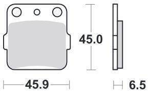 KLOCKI HAMULCOWE SBS 584 HF