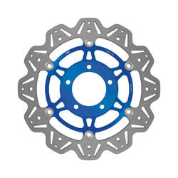 EBC Tarcza hamulcowa motocyklowa VR679BLU VEE, niebieska